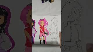 Ino Yamanaka #shortsviral #fanarts #naruto #shortvideo #marcadores #art #pintura #shorts #art