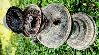 Oil Lamp 1930  Restoration Perfect | Old Brass Oil Lamp Restoration