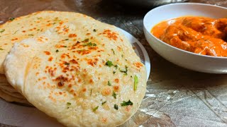 Best Ever Naan Recipe | No Tandoor No Oven No Yeast Naan Recipe | Tawa Garlic Butter Naan Recipe