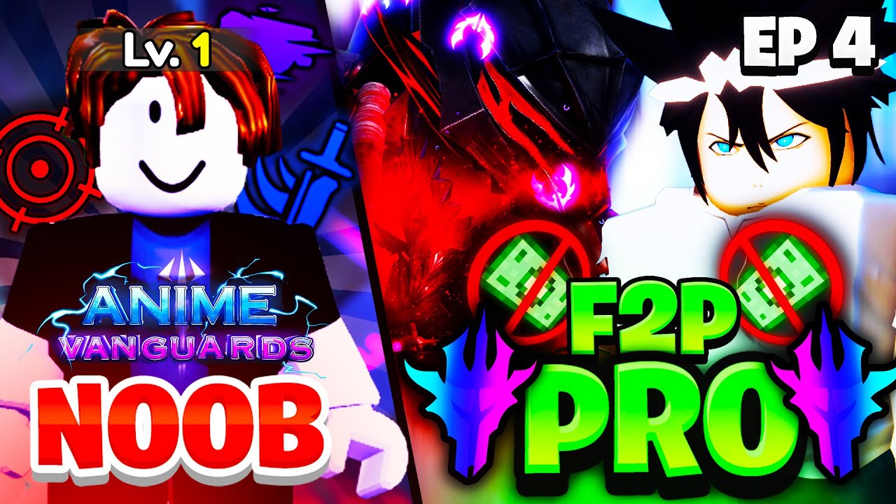 Getting My first 0.1% *MONARCH* TRAIT Inside Of Anime Vanguards! NOOB To PRO F2P | Ep #4