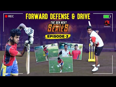 How to play the Forward Defense? | Beginner Drills | Gen Next Cricket Academy | R Ashwin