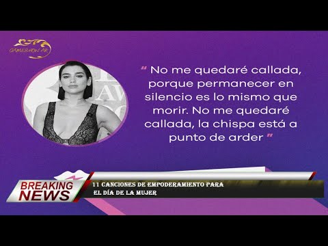 11 canciones de empoderamiento para el Día de la Mujer - YouTube