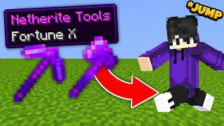 Minecraft, But Jumping Drops OP Items!