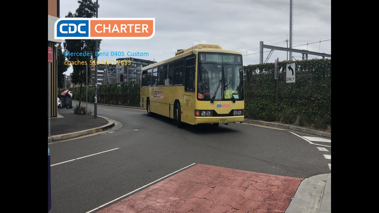 CDC Charter 7633 Mercedes benz 0405 custom coaches 510 - YouTube