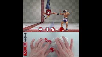 Dragon punch in King of Fighters XV on Hit Box! #HitBox #HowToHitBox #KOFXV #KOF @snkplaymoreGame