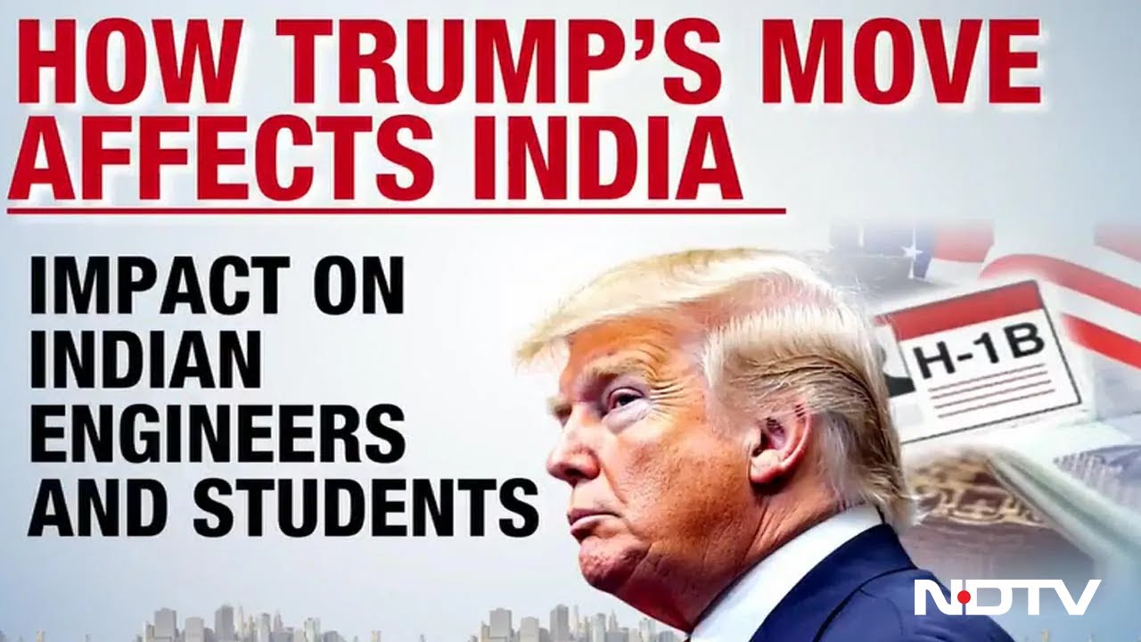 Trump On H1B Visas | Trump Imposes $100,000 Fee On H-1B Visas: How It May Impact Indians