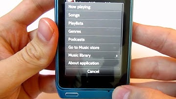 Nokia Belle: How to refresh music library