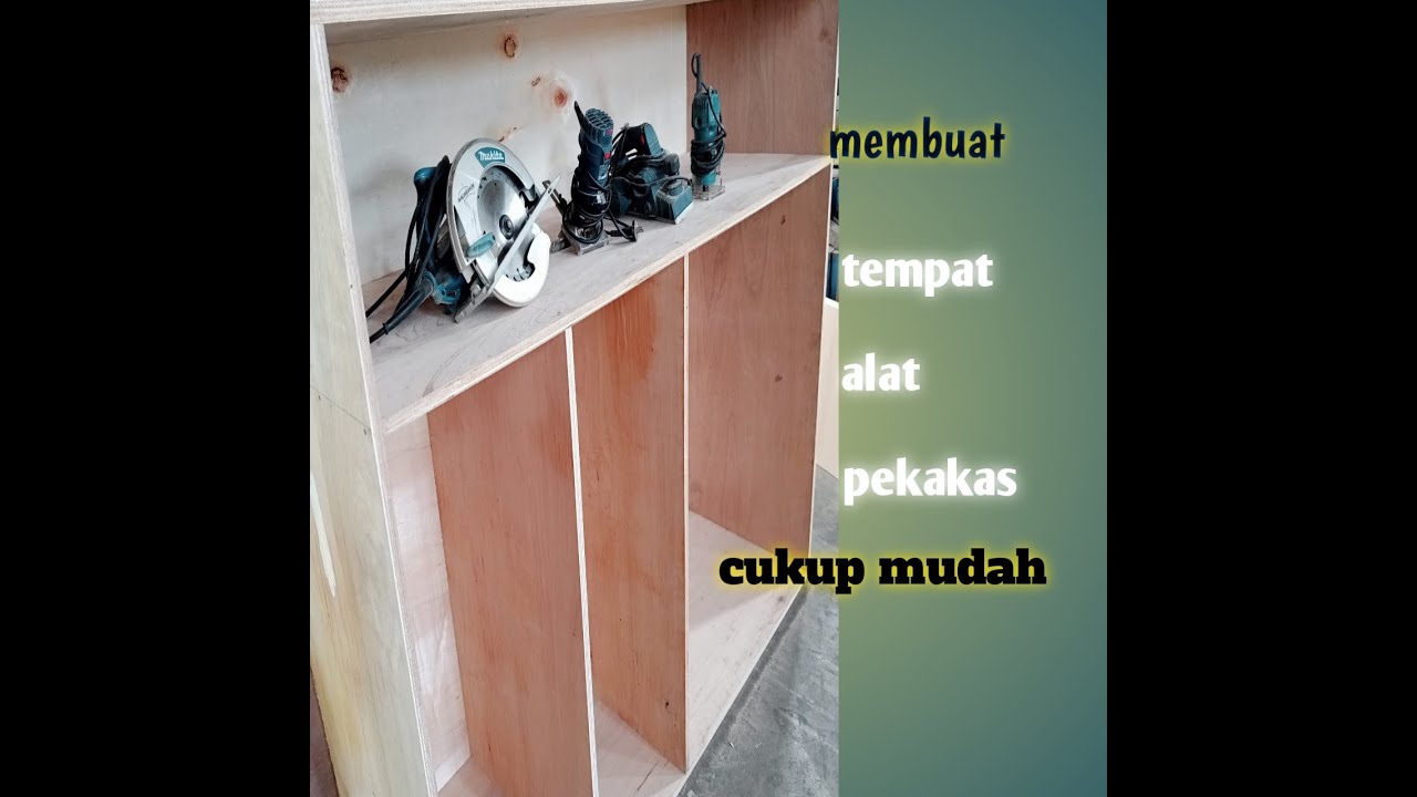 CARA CEPAT MEMBUAT RAK PERKAKAS KUAT DAN SIMPLE /DiY - YouTube