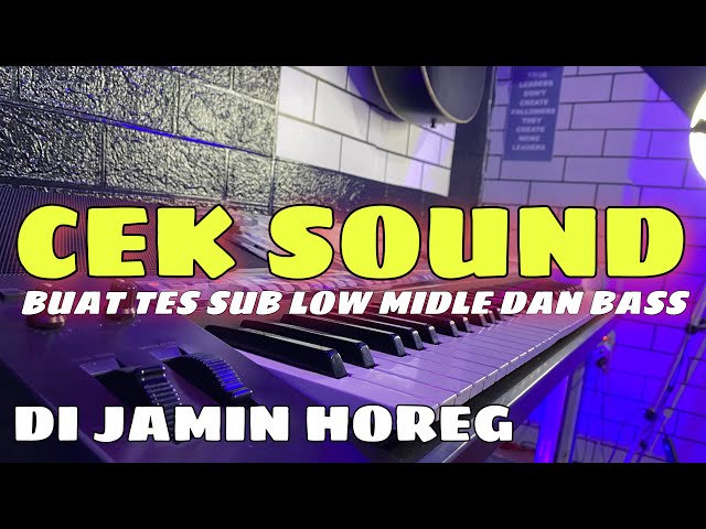 CEK SOUND BUAT TES SUB LOW MIDLE DAN BASS DI JAMIN HOREG class=