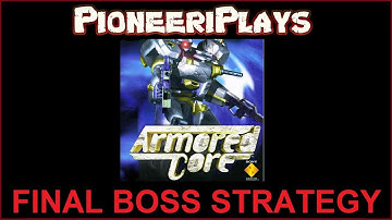 Armored Core (PS1) - Final Boss Strategy (Easy Way)