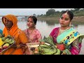 Chhath puja song shoot   ginni pandey