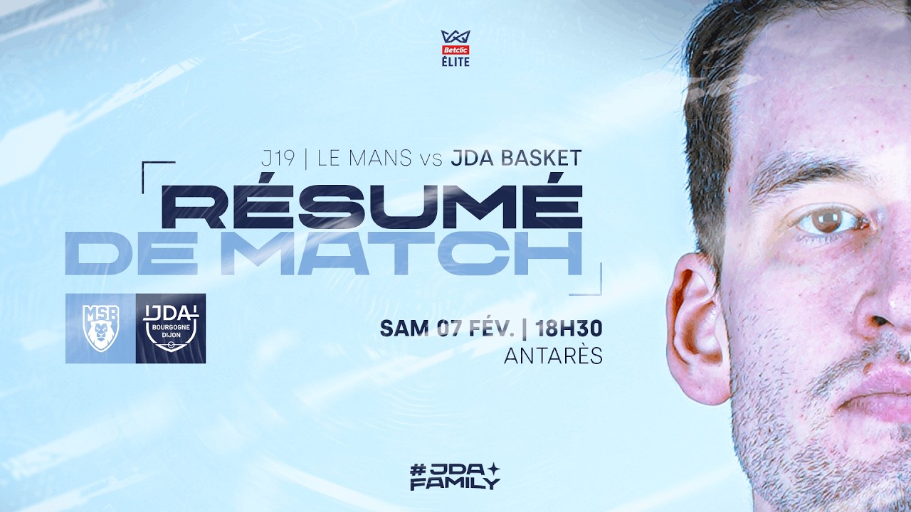 MSB LE MANS 92 - 86 JDA DIJON - J19 - Betclic ELITE 25/26