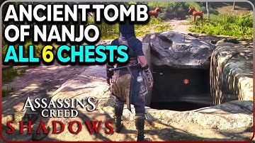 Ancient Tomb of Nanjo All Chests Assassin’s Creed Shadows