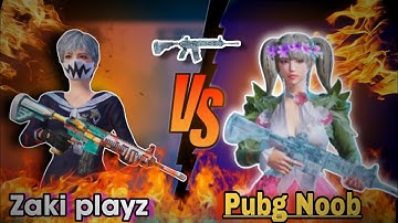 ZAKI PLAYZ]🔥 VS [PUBG NOOB]🔥 TDM PLAYER FASTER THAN HACKER] BGMI TDM MATCH ❗