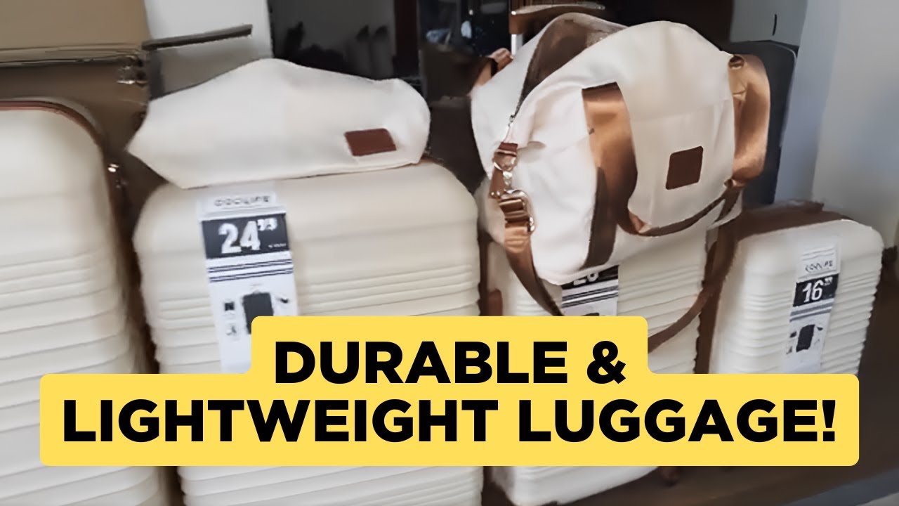 Coolife 6 Piece Luggage Set Review: Durable and Lightweight