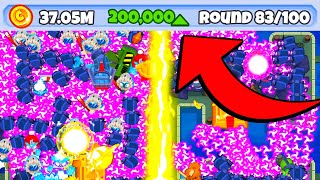 So I got over $200,000 ECO in BANANZA... (Bloons TD Battles 2)