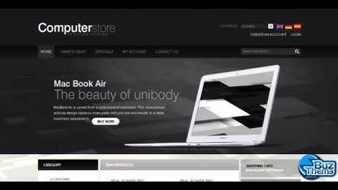 Download Computer Store OsCommerce Template by  Mercury T