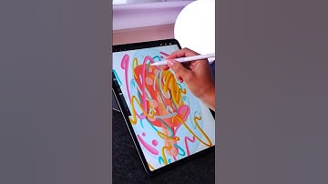 3D Abstract Art 🎨  Ice cream ✨️ #procreate #digitalart #ipad