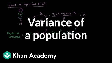 Variance of a population | Descriptive statistics | Probability and Statistics | Khan Academy