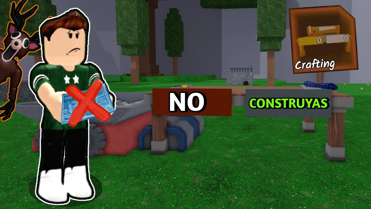 🛠️ SOBREVIVÍ 99 NOCHES SIN CONSTRUIR EN ROBLOX! 🦌*se me sale el alma*