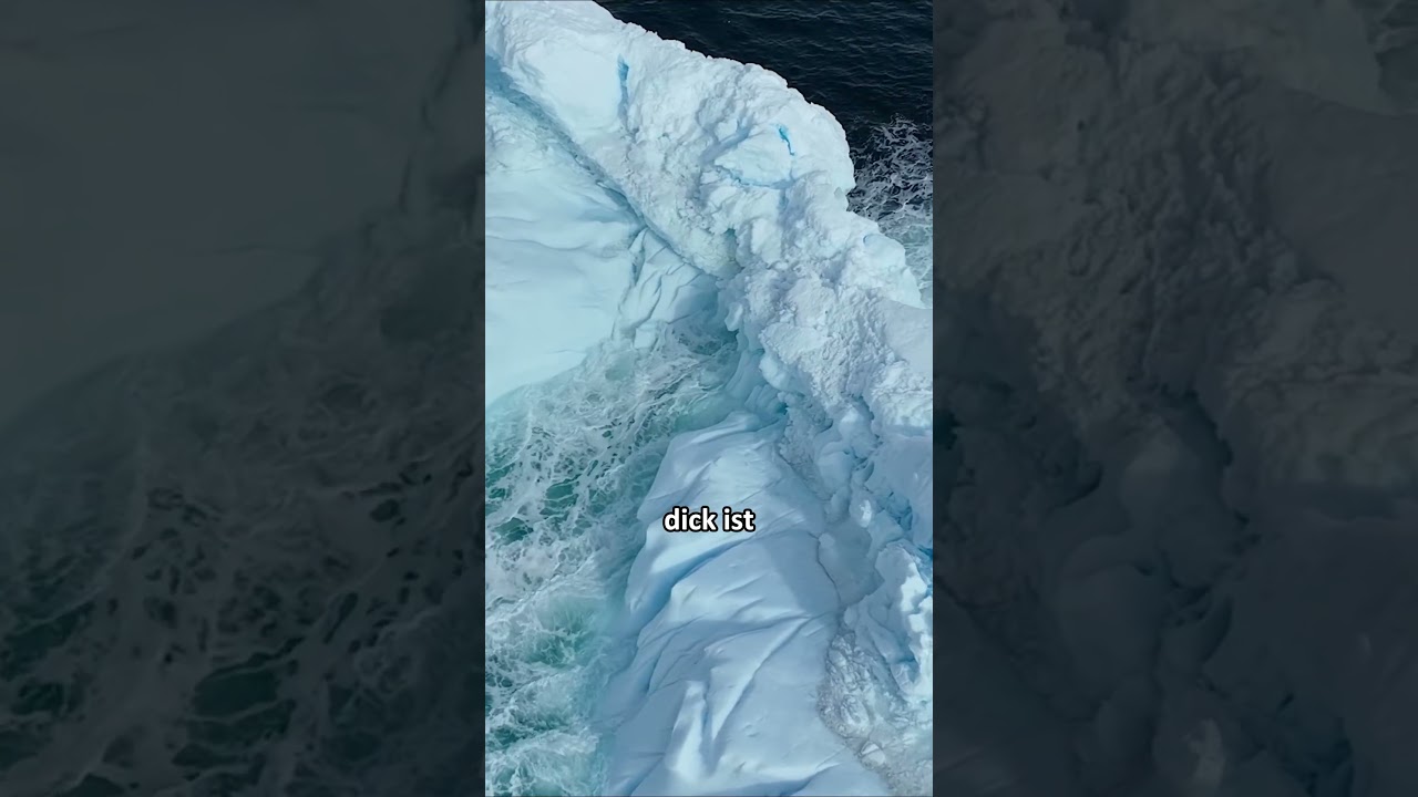 So groß ist die Eisschicht in der Antarktis❄️