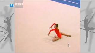 Anelia Ralenkova Ribbon Final World RG Championships Strasbourg 1983 Resimi