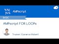 AMPscript FOR LOOP - Salesforce Marketing Cloud Functions in 5 minutes