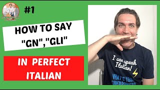 How To Say "GN", "GLI" | Italian Pronunciation | Basic Rules #1 (with Subtitles)