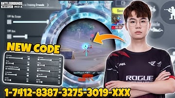 PUBG 3.5 Update 🔥 Best Sensitivity Code & 5 Fingers Control Settings | BGMI / Pubg Mobile 2024