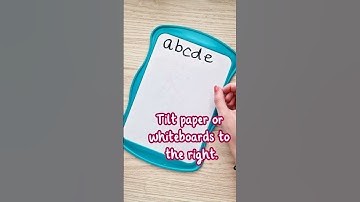 Top Tips for Left-Handed Letter Formation #shorts