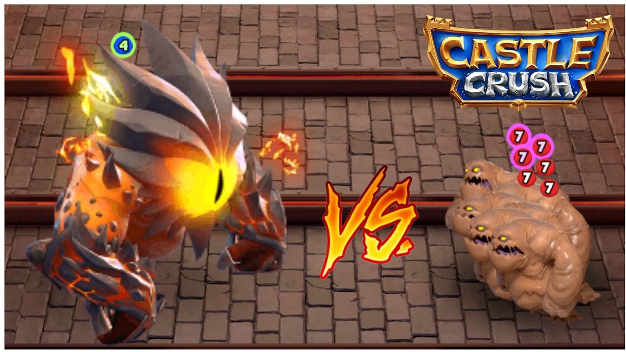 Fire Elemental vs Mud Elemental 💥 castle crush 🛡 best strategy ||