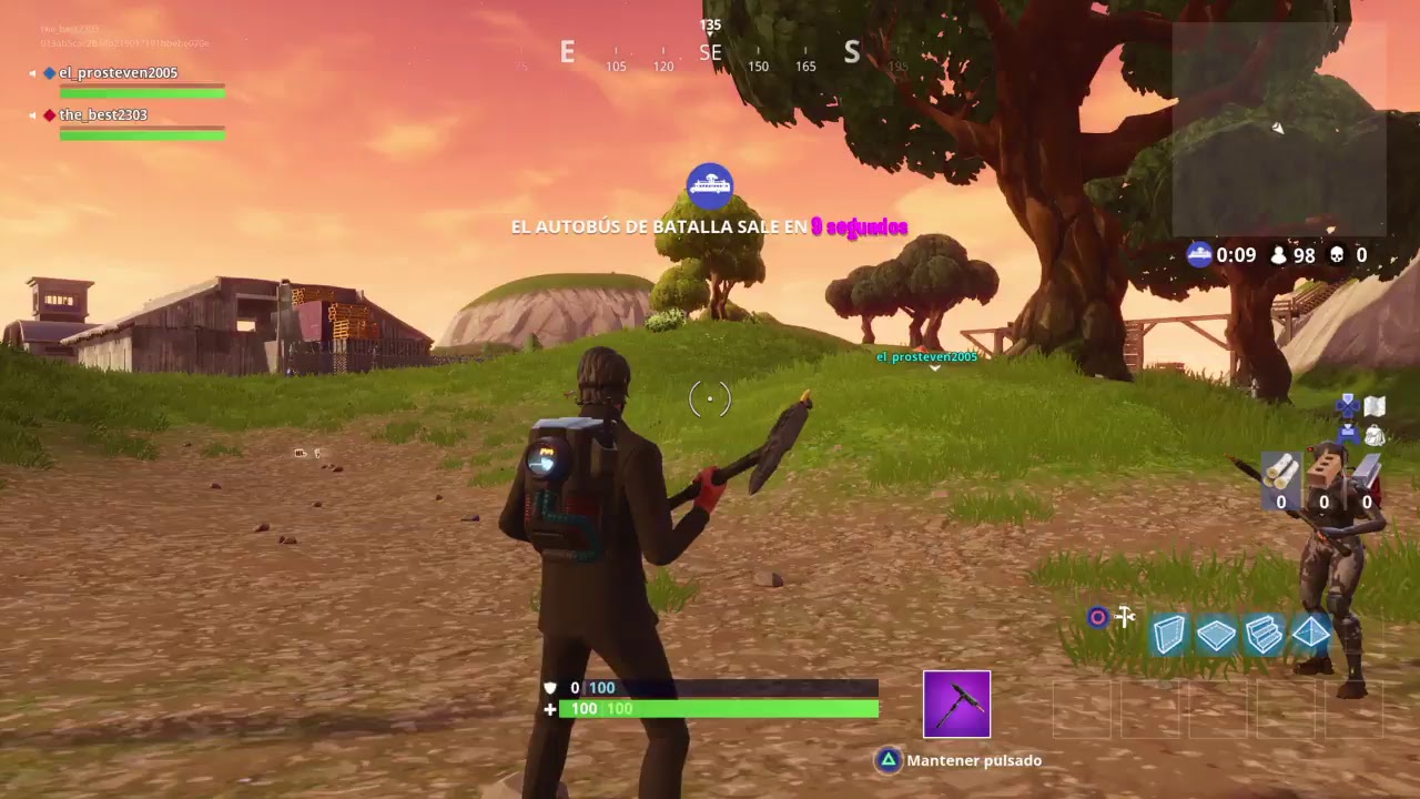 Battle Royale fortnite esperando al señor de la muerte - YouTube