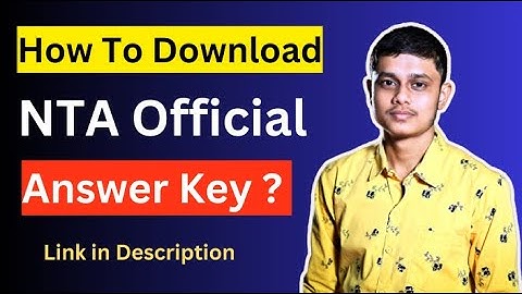 How to Download NEET 2023 NTA Official Answer Key | Link in Description #neet2023
