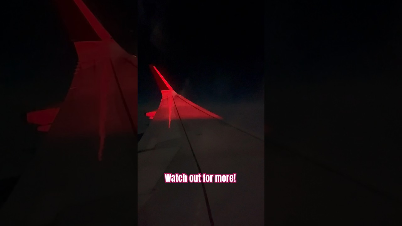 Trouble skies ! Night flight! 