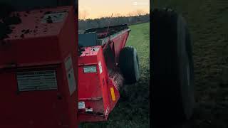 Prepping the fields, hay isn’t only made in the Summer  #springtime #farmerswife #farming #farmlife