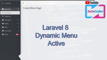 Dynamic Menu | Project Dynamic in Laravel 8 | Part 2