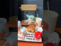 Publiciteit Burger King - Grogu tries Mandalorian Menu #grogu #babyyoda #cute