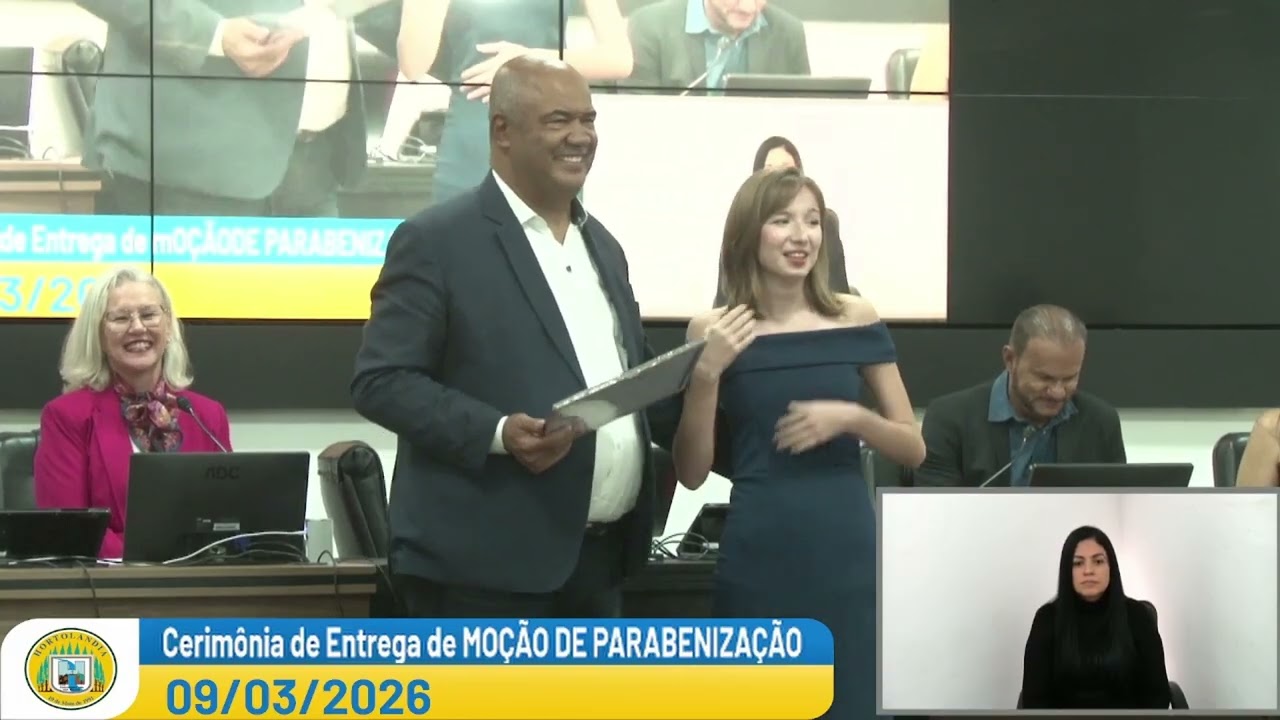 09/03/2026 -  Entrega de Título de Cidadão Hortolandense e Moção de Parabenização