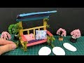 Popsicle Stick Crafts | Miniature Outdoor Seating - Bench #33
