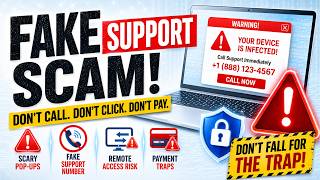 Fake Support Pop-Up Scam Explained: How to Stay Safe from Remote Access and Payment Traps Online Now