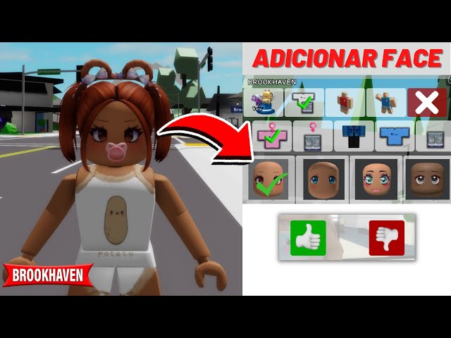 SAIU! COMO TER os NOVOS ROSTOS do Brookhaven rp Roblox 