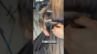 Discover the game-changing hybrid hair extension method: Weft + Microbeads!✨