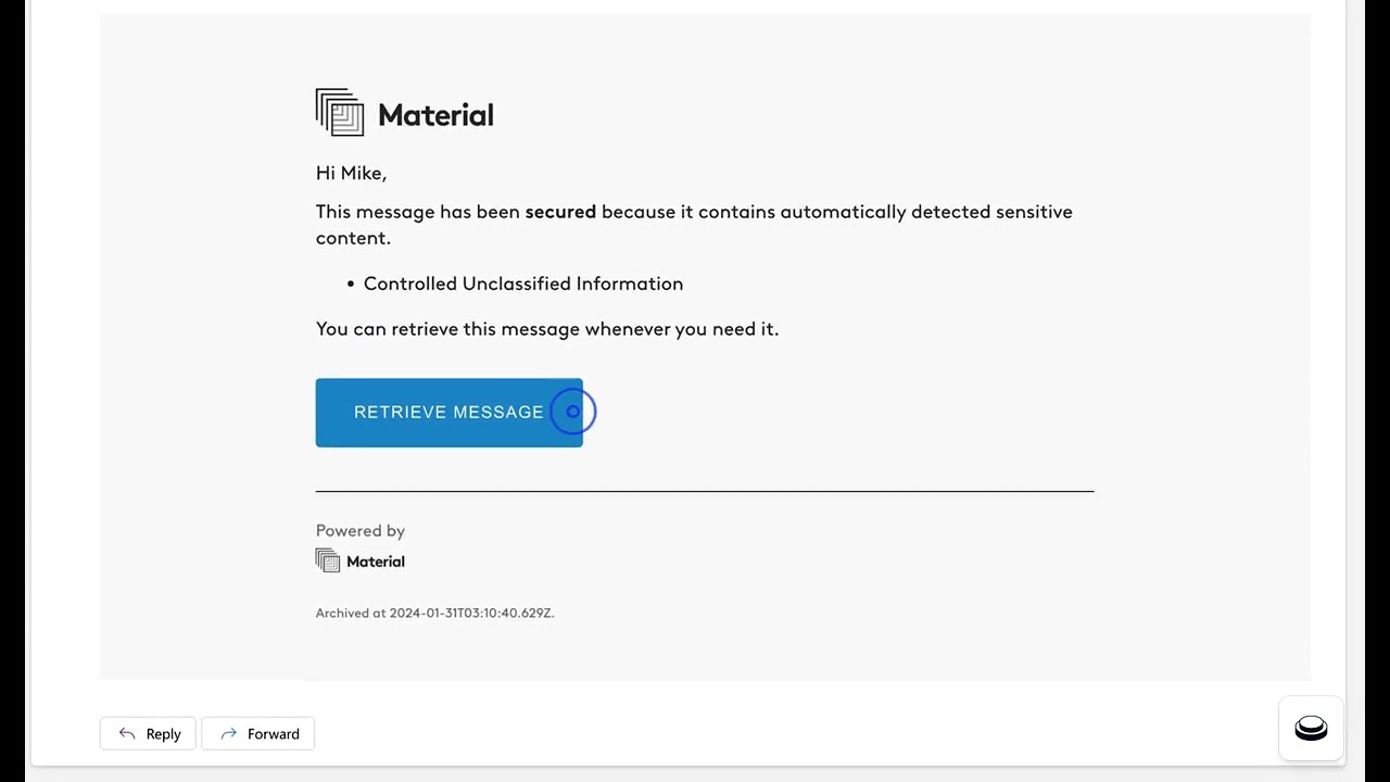 Material Security - Email Data Protection for Microsoft 365
