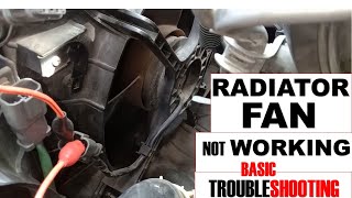 Radiator Fan not working basic troubleshooting (Tagalog)  PART 1
