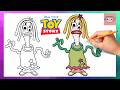 How To Draw Karen Beverly from Toy Story | Disney | Easy Drawing Tutorial