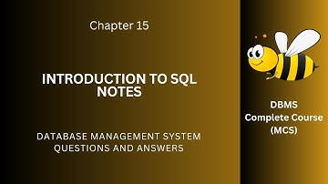 Introduction to SQL Notes Questions Answers PDF | SQL Class 12–9 Notes | DBMS Ch 15 Q&A | e-Book App