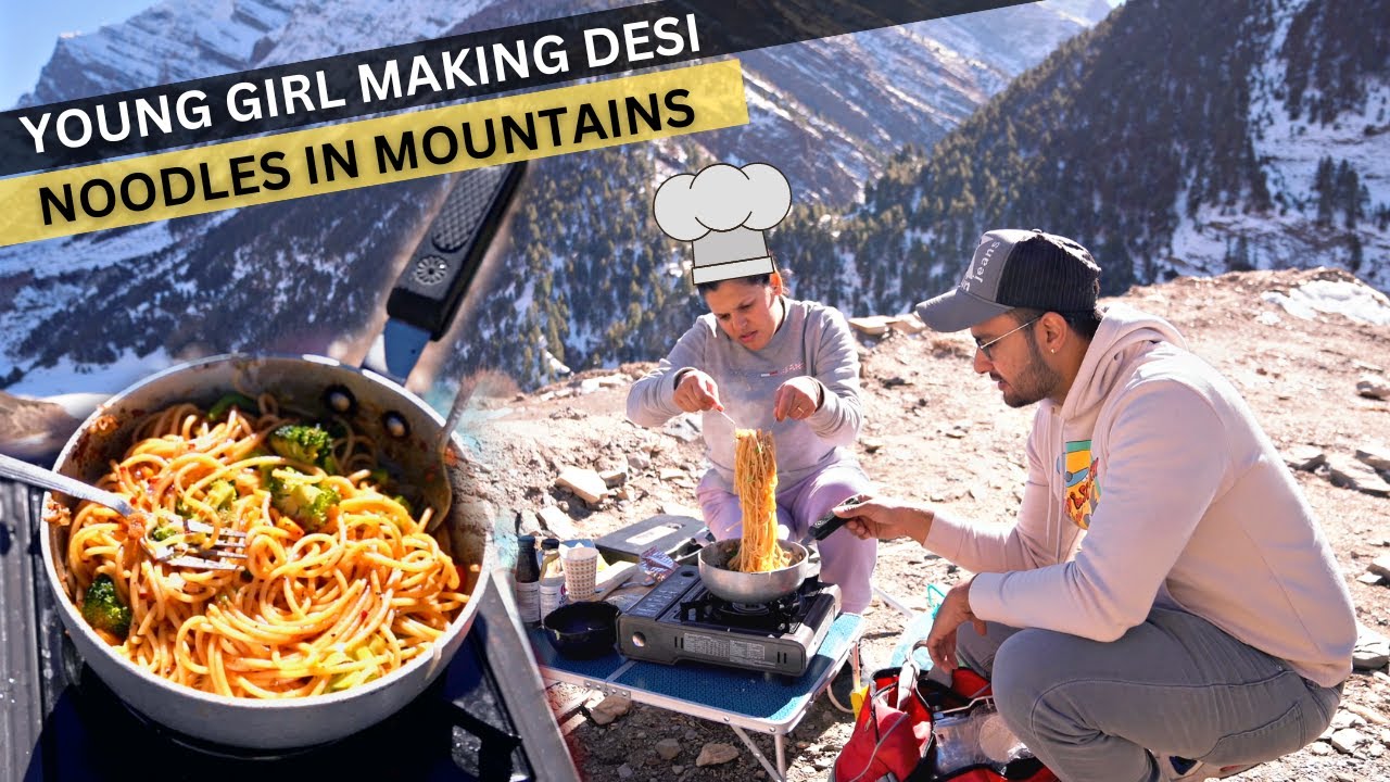 When a HARYANVI girl cook for a PUNJABI boy - Lahaul⎜CAR CAMPING⎜TATA HARRIER⎜COOKING⎜seekwithsagar