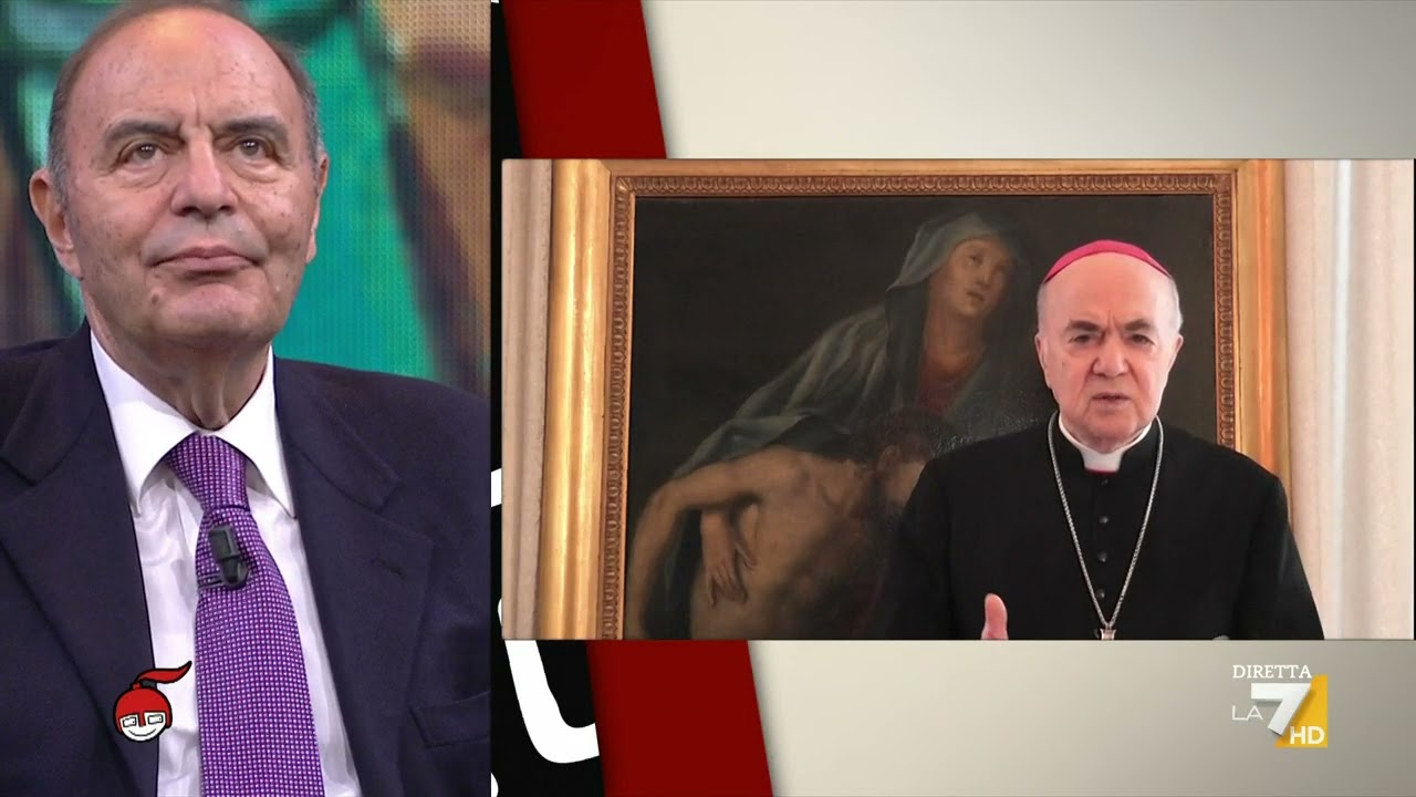 Le parole choc di Mons. Viganò sul Covid: "Ci hanno ingannato per anni". La risposta di Vespa: ...