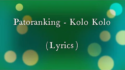 Patoranking - Kolo Kolo ft Diamond Platnumz (Lyrics) #lyrics #music #song #video #patoranking #viral