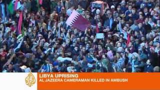 Libyans mourn slain Al Jazeera cameraman